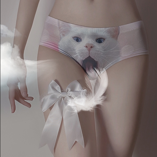 Japanese cute cat panties SS2885