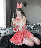 Christmas rabbit dress H057