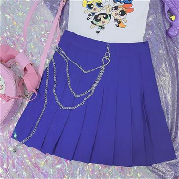 JK Pure color skirt SS2049