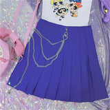 JK Pure color skirt SS2049