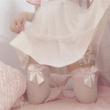 Lace Bow Garter socks Leg clamp SS2134