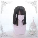 Lolita Black Light Brown Straight Wig WS1042