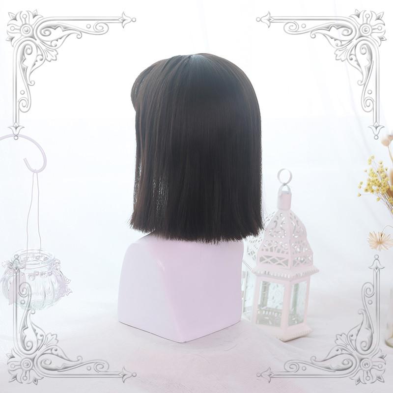 Lolita Black Light Brown Straight Wig WS1042