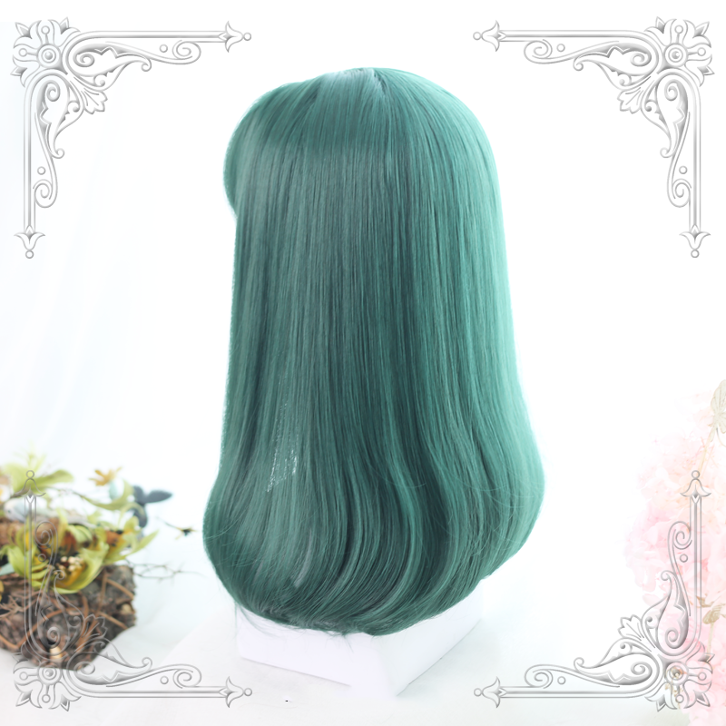 Lolita Dark Green Long Wig WS1048