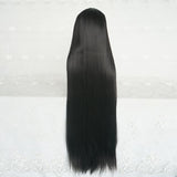 Lolita long straight hair natural black wig WS1222