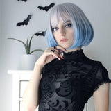 Lolita melange short hair wig WS1252