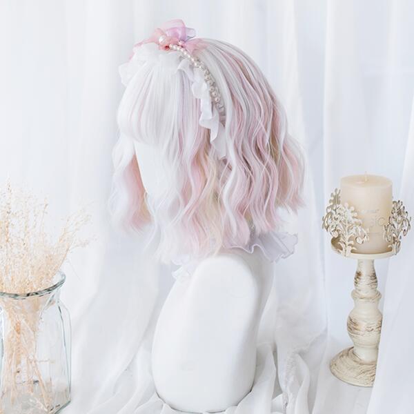 Short curly hair lolita wig  WS2082