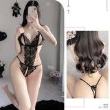 Lace Suspender Dress S028