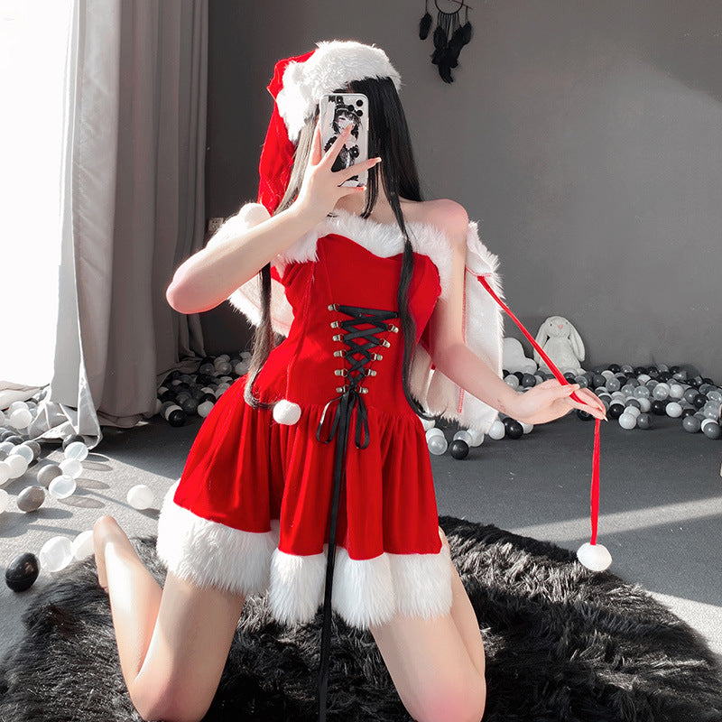 Christmas cos dress H061