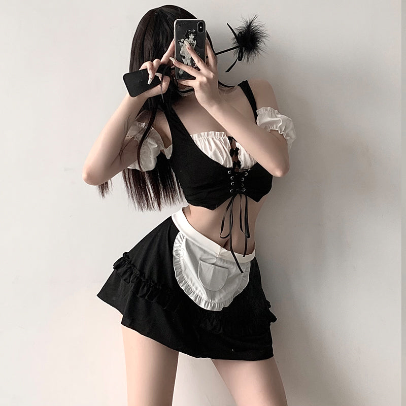 Cute Vest Maid Set SS3418