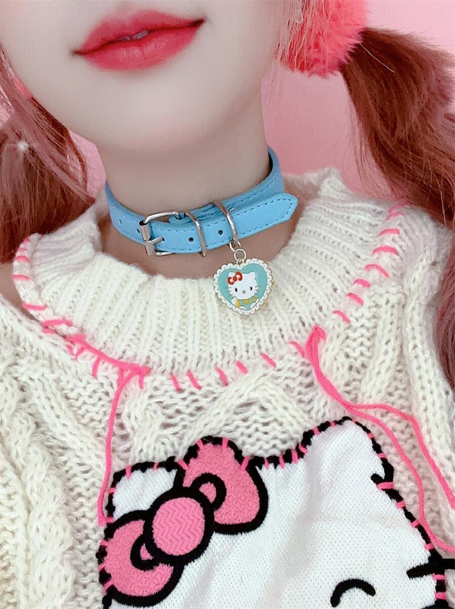 Cute cat collar H228