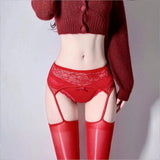 Lace suspender stockings S138