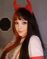 Fashion orange girl with straight hair lolita WS2157