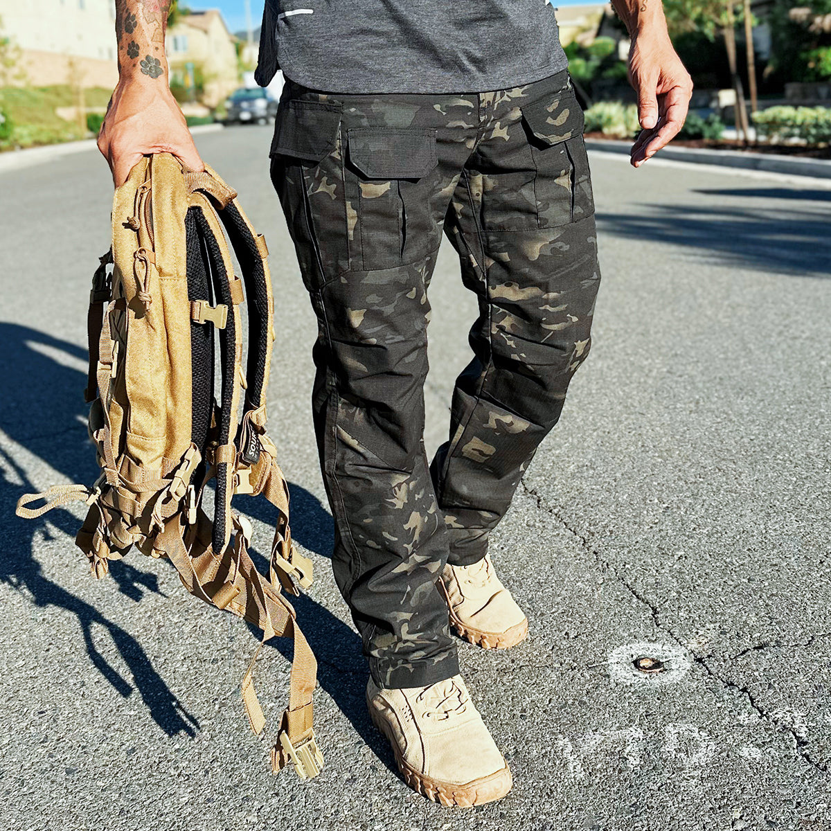 IX9 Soldier Tactical Waterproof Pants Outdoor Combat Hiking, Tactical  Ripstop Cargo Pants, Outdoor Hiking Work Pants (2XL, Green) : Amazon.ca:  Home