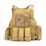 Tactical Airsoft Paintball Vest For Men | Kids | 6 Colors