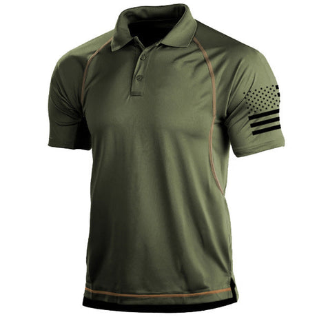 Men's Quick Dry Short Sleeve Outdoor Combat Shirt